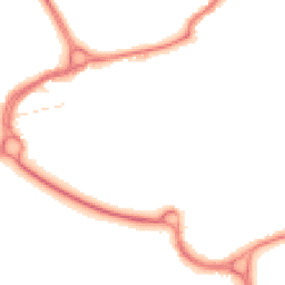 Night-time road noise heatmap for WD3 1BS