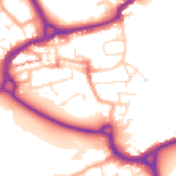 Daytime road noise heatmap for WD3 1DH
