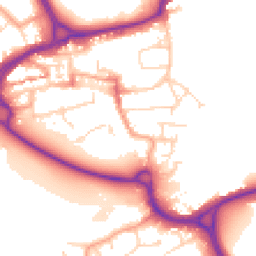 Daytime road noise heatmap for WD3 1DJ
