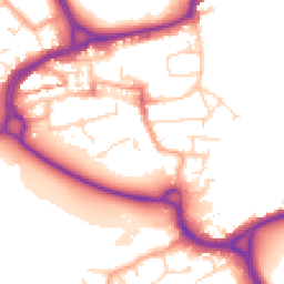 Daytime road noise heatmap for WD3 1DN