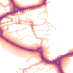Daytime road noise heatmap for WD3 1DQ