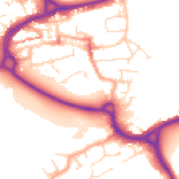 Daytime road noise heatmap for WD3 1DX