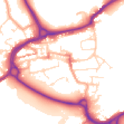 Daytime road noise heatmap for WD3 1ED