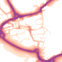 Daytime road noise heatmap for WD3 1EE