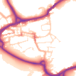 Daytime road noise heatmap for WD3 1EF