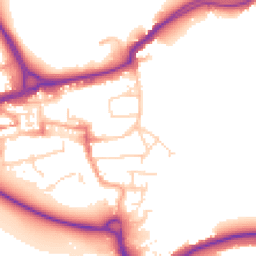 Daytime road noise heatmap for WD3 1EP
