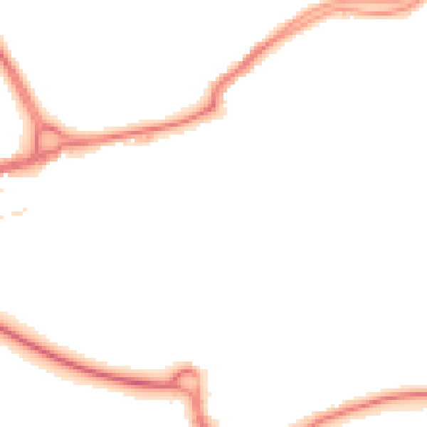 Night-time road noise heatmap for WD3 1ER
