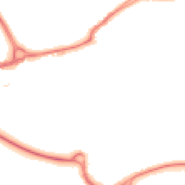 Night-time road noise heatmap for WD3 1ET