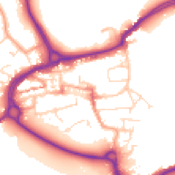 Daytime road noise heatmap for WD3 1EW