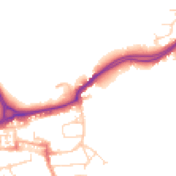 Daytime road noise heatmap for WD3 1HT