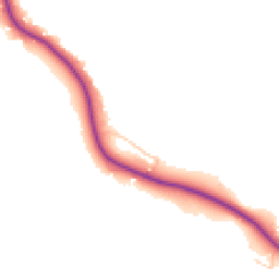 Daytime road noise heatmap for WD3 1JU