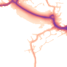 Daytime road noise heatmap for WD3 1NB