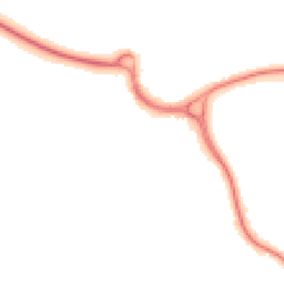 Night-time road noise heatmap for WD3 1NG