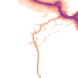 Daytime road noise heatmap for WD3 1NR
