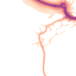 Daytime road noise heatmap for WD3 1NU