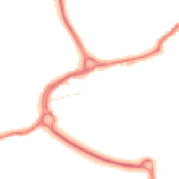 Night-time road noise heatmap for WD3 1SB