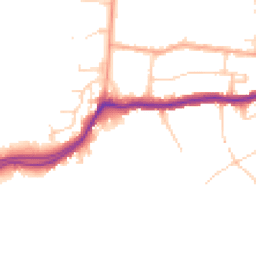 Daytime road noise heatmap for WD3 3AP