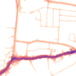 Daytime road noise heatmap for WD3 3BD