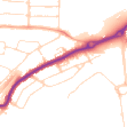 Daytime road noise heatmap for WD3 3DQ
