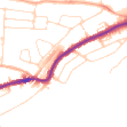Daytime road noise heatmap for WD3 3EG