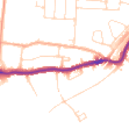 Daytime road noise heatmap for WD3 3EZ