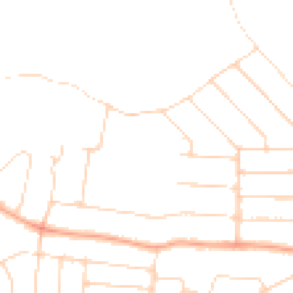 Daytime road noise heatmap for WD3 3FP