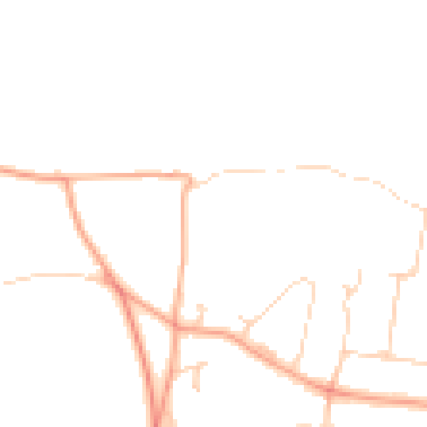 Daytime road noise heatmap for WD3 3GB