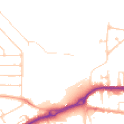 Daytime road noise heatmap for WD3 3GD