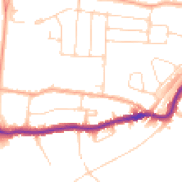 Daytime road noise heatmap for WD3 3HB