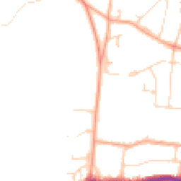 Daytime road noise heatmap for WD3 3HX