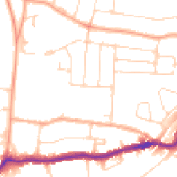 Daytime road noise heatmap for WD3 3PL