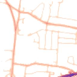 Daytime road noise heatmap for WD3 3PX