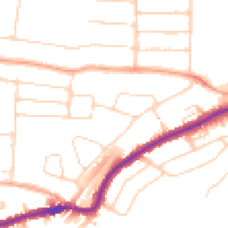 Daytime road noise heatmap for WD3 3QW