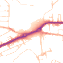 Daytime road noise heatmap for WD3 3RU