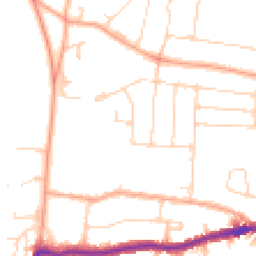Daytime road noise heatmap for WD3 3UA