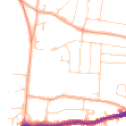 Daytime road noise heatmap for WD3 3UB