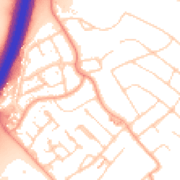 Daytime road noise heatmap for WD3 4BZ