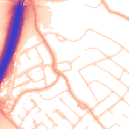 Daytime road noise heatmap for WD3 4DA