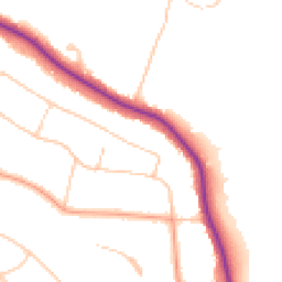 Daytime road noise heatmap for WD3 4EE
