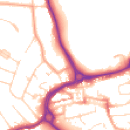 Daytime road noise heatmap for WD3 4EG