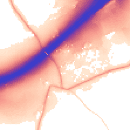 Daytime road noise heatmap for WD3 4HD