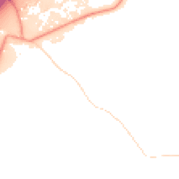 Daytime road noise heatmap for WD3 4NB