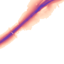 Night-time road noise heatmap for WD3 4ND
