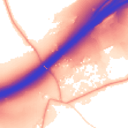 Daytime road noise heatmap for WD3 4NE