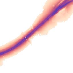 Night-time road noise heatmap for WD3 4NE