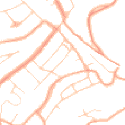 Daytime road noise heatmap for WD3 5AG