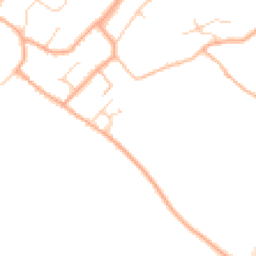 Daytime road noise heatmap for WD3 5BS