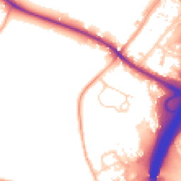 Daytime road noise heatmap for WD3 5EN
