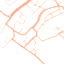 Daytime road noise heatmap for WD3 5FD