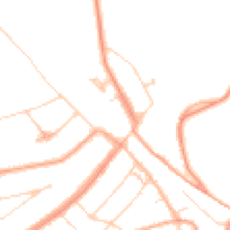 Daytime road noise heatmap for WD3 5FJ